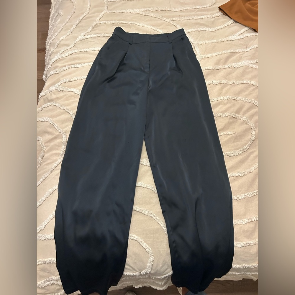 Harlow Dark Green Women's Trousers - Picture 2 of 5